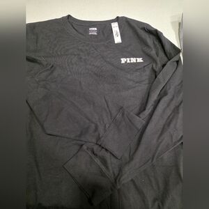 PINK Victoria's Secret Black Longsleeve Shirt